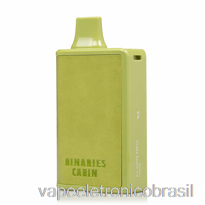 Vape Eletrônico Horizonte Binários Cabine 10000 Descartável Uva Verde Maçã Gelo